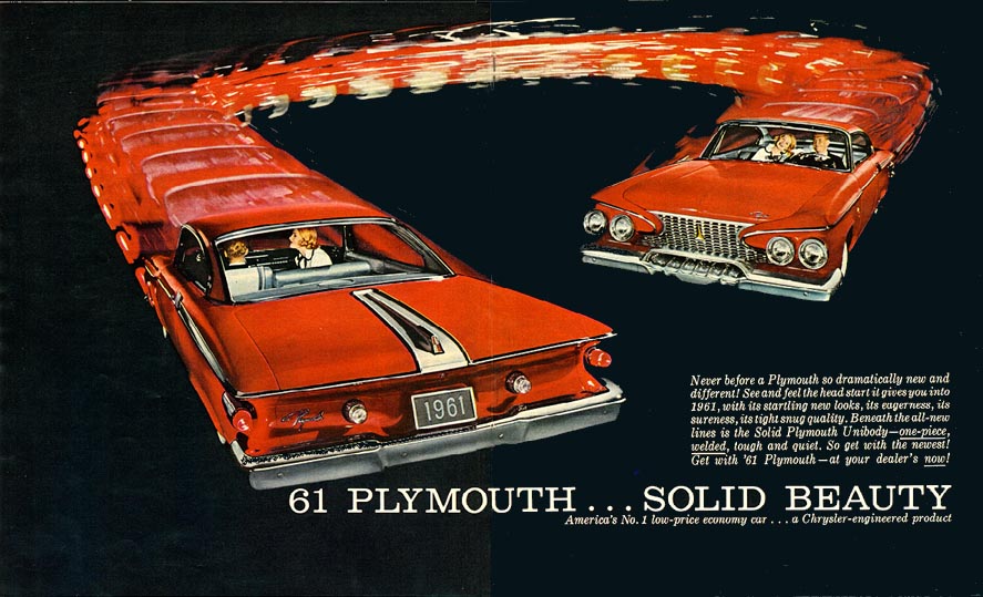 1961 Plymouth Auto Advertising